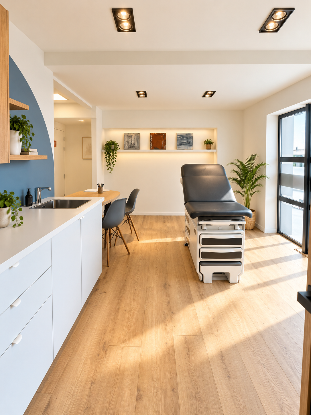 Cabinet médical 2 du Centre Novia à Ottignies, lumineux et entièrement équipé
